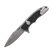 Smith & Wesson 1084306 Framelock Knife Stainless/Black Handles