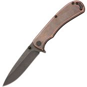 Browning 0473 Rivet Black Knife Black & Copper Handles