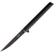 UZI FDROR01 Occam's Razor Framelock Knife Black SW Handles