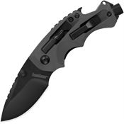 Kershaw 8720X Shuffle DIY Black Linerlock Knife Gray Handles