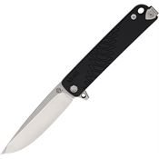 Medford 212STQ42TM M-48 Framelock Knife Black Tumbled Handles