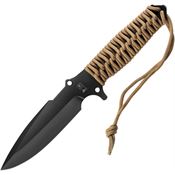 TB Outdoor 032 Survival Coyote Fixed Blade Knife Coyote Handles