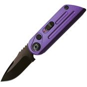 Bear & Son 1400AIPLB Auto Bold Action XIV Black Knife Purple Handless