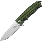 Bestech G02B Grampus G10 Linerlock Knife Green Handles