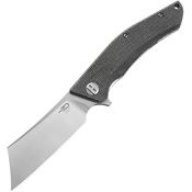 Bestech G42A Cubis Linerlock Knife Black Handles