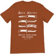 Buck 13379 Quality Blades T-Shirt XL