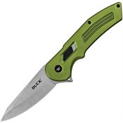 Buck 262ODS Hexam SUR Lock Stonewash Knife OD Green Handles