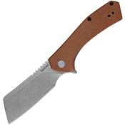 Kershaw 3445MCB Static Linerlock Knife Brown Handles