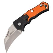 Lansky 07792 LS07792 Madrock World Legal Slip Joint Two-tone Folding Knife Black/Orange Handles