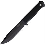 Fallkniven S1BZLEFT S1 Survival Left Handed Black Fixed Blade Knife Black Handles