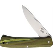 OTTER-Messer 155STABGR OTT155STABGR Satin Folding Knife Green Handles