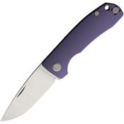 PMP  036 Harmony Satin Folding Knife Purple Handles