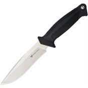 Steel Will 810 Argonaut 810 Satin Fixed Blade Knife Black Handles
