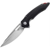 Bestech Knives G50A Ornetta Linerlock Knife Black Handles