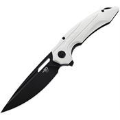 Bestech Knives G50E Ornetta Black Stonewash Linerlock Knife White Handles