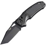 Hogue Knives 36364 K320 Able Lock Black Cerakote Folding Knife Black Handles