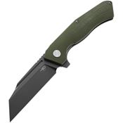 Bestech G46H Rockface Linerlock Knife OD Green Handles