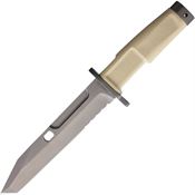 Extrema Ratio 0310DW Fulcrum Combat Serrated Satin Blade Knife Desert Tan Handles
