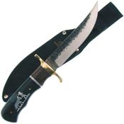 Frost BKH204CM Bush Master Satin Fixed Blade Knife Brown Handles