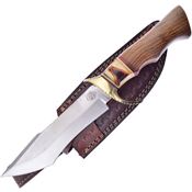 Frost CW692WW Forest Guardian Satin Fixed Blade Knife Walnut Handles