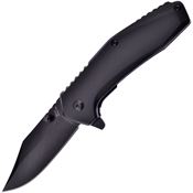 Frost SW887BB Assist Open Linerlock Knife with Black Handles