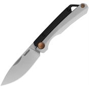 Kershaw 2032 Esteem Bead Blast Knife Black/White Handles