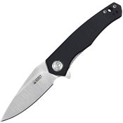 Kubey 055A Cadmus Linerlock Knife Black Handles