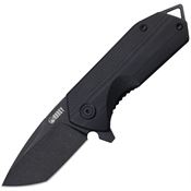 Kubey 203J EDC Linerlock Knife Black Handles