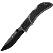 Outdoor Edge FLK33C Black Field Lite Lockback Knife Gray Handles