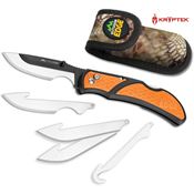 Outdoor Edge RCB3010C RazorCape Lockback Knife Black/Orange Handles