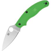 Spyderco 94PGR UK Penknife Salt SLIPIT Knife Green Handles