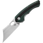 Bestech G44A Skirmish Linerlock Knife Green Handles