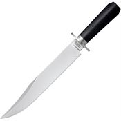 Cold Steel 16DL Laredo Bowie 3V Satin Fixed Blade Knife Black Handles
