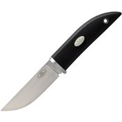 Fallkniven KKLZ Kolt Satin Fixed Blade Knife Black Handles