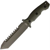 Halfbreed LSK02OD Large Survival Green Fixed Blade Knife Green Handles