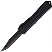 Heretic 030B6APUCF Auto Manticore X OTF Black Knife Black/Purple Handles