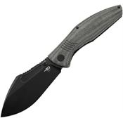 Bestech T2205F Lockness Framelock Knife Black Micarta Handles