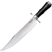 Cold Steel 39LMB4 CS39LMB4 Natchez Bowie Satin Fixed Blade Knife Black Handles