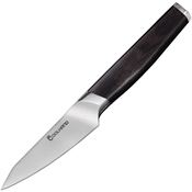 Coolhand 7193GE Paring Elbony Fixed Blade Knife Black Handles