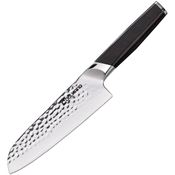 Coolhand 7197CE Santoku Ebony Fixed Blade Knife Black Handles