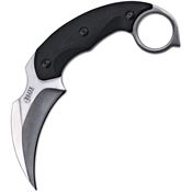 Elk Ridge FIX012 ETFIX012 Satin Fixed Blade Knife Black Handles