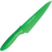Kai 5084 Komachi 2 Series Utility Green Knife Green Handles