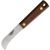 Old Hickory 5200SEC Lettuce Grape Satin Fixed Blade Knife Brown Wood Handles