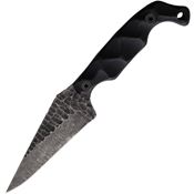 Stroup B5BG10 Bravo 5 Black Fixed Blade Knife Black Handles