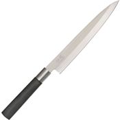 Kai 6721Y Yanagiba Carbon Knife Black Handles