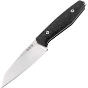 Boker 124502 Daily Knives AK1 Fixed Blade Knife Black Handles
