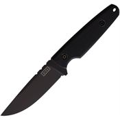 ZA-PAS 31 Handie Black Fixed Blade Knife Black Handles