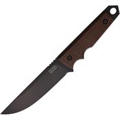 ZA-PAS 36 Urban Tactic Cerakote Fixed Blade Knife Brown Handles