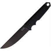 ZA-PAS 32 Urban Tactic Black Fixed Blade Knife Black Handles