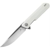 Bestech MK01G Bestechman Dundee Linerlock Knife White Handles